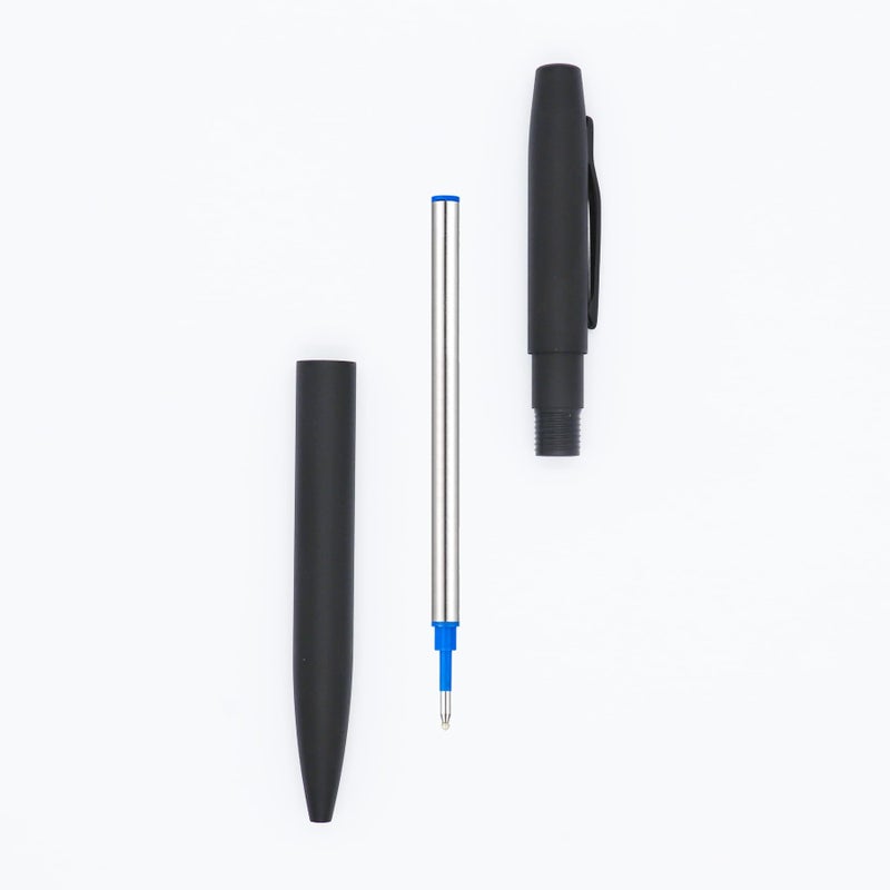 DunBong Rollerball Pen Refills, Roller Ball Fine Point 0.5mm, Red Ink Refill Pack of 5 - Replaceable Ballpoint Pen Refills Medium Point (Blue) - Image 3